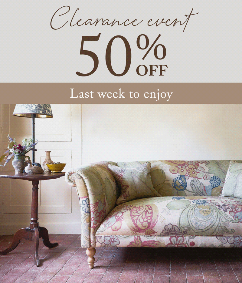 Last week to enjoy our Clearance Event